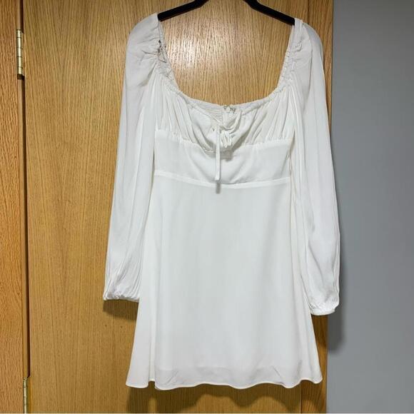 Princess Polly Dresses & Skirts - Princess Polly Elvira Mini White Dress - Size 2